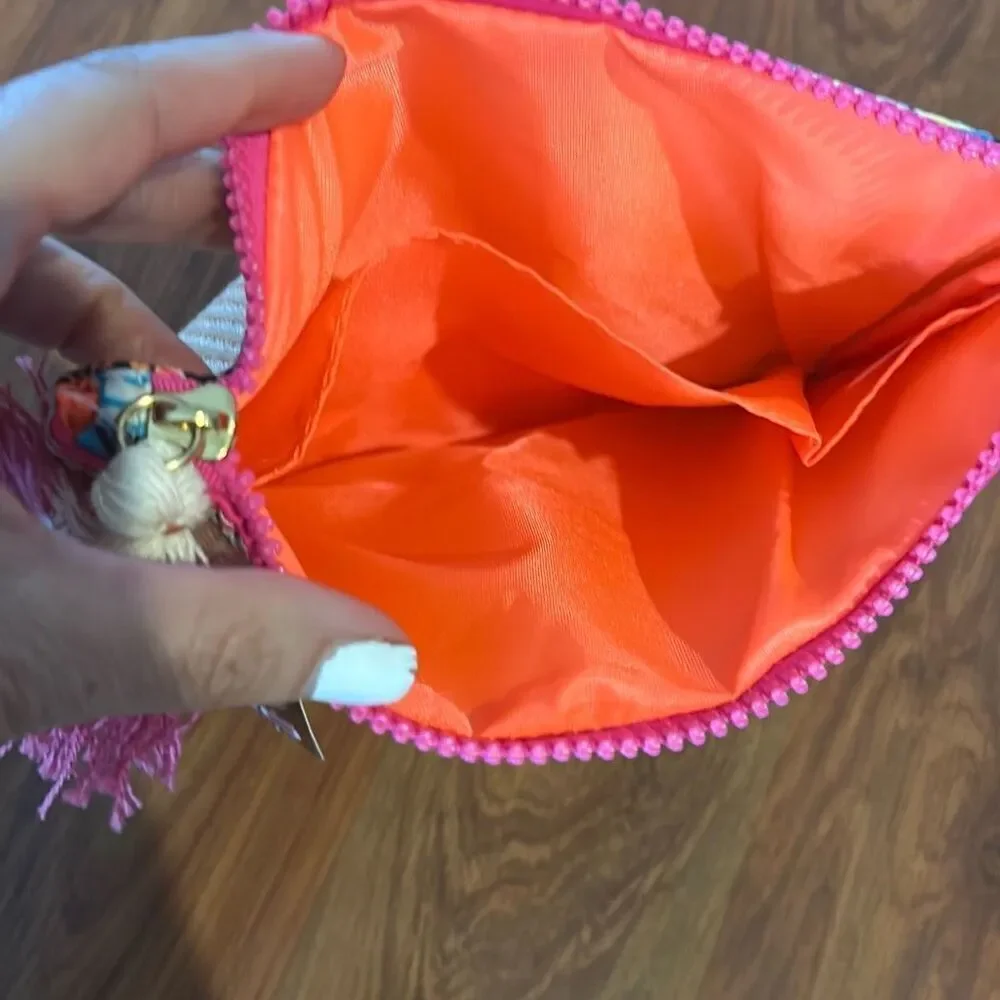 NWT London SOHO New YORK Just Beachin' clutch bag makeup case